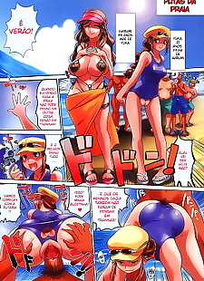 漫画 。 海滩 putas da praia, anal , big breasts  manga