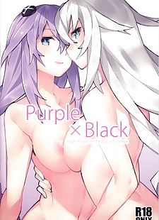 english manga Purple X Black, black heart , purple heart , full color  uncensored