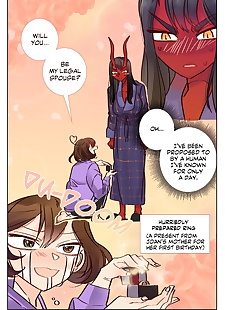 английский манга Дьявол падение глава 4, full color , webtoon 