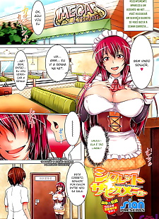  manga Secret Service Menu, big breasts , full color  stockings