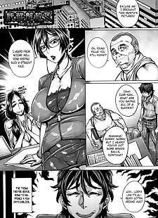 英语漫画 junyoku kaihouku 7 goushitsu, big breasts , ffm threesome  blowjob