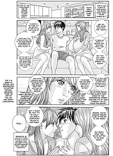english manga W titillation, big breasts , paizuri 
