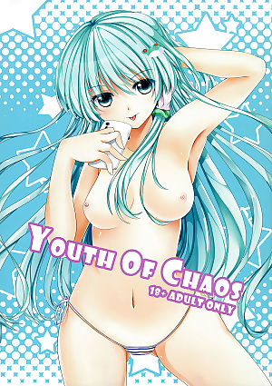 Manga gençlik bu kaos, sanae kochiya , full color , touhou project 