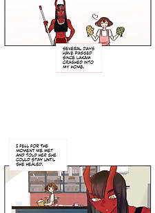 английский манга Дьявол падение глава 5, full color , webtoon 