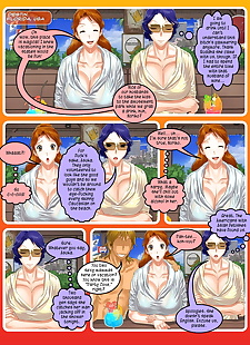 englisch-manga Urlaub milfs, big breasts , full color 