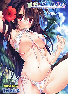  manga Natsuiro Mizunure Shoujo, full color , bikini 