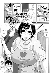 english manga Ashita wa Juken! - Exam is Tomorrow!, big breasts , glasses 