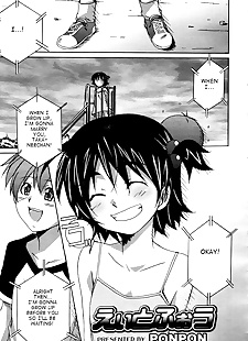anglais manga huit Quatre, big breasts , schoolgirl uniform 