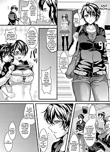 anglais manga nyotaika inkou housei, big breasts , stockings 