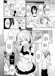 英语漫画 shuujyuu 情感, big breasts , ponytail  stockings