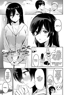 english manga Temptation Vacation, paizuri , nakadashi 