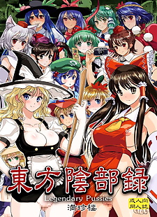 english manga Touhou Inburoku - Touhou Genital Record, full color  All